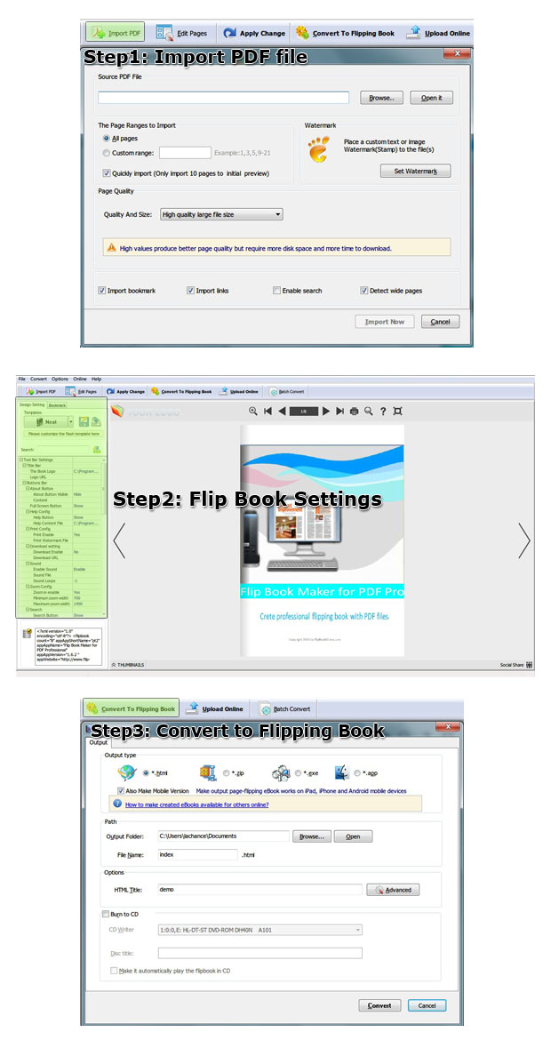 pdf_to_flash_brochure_pro_steps